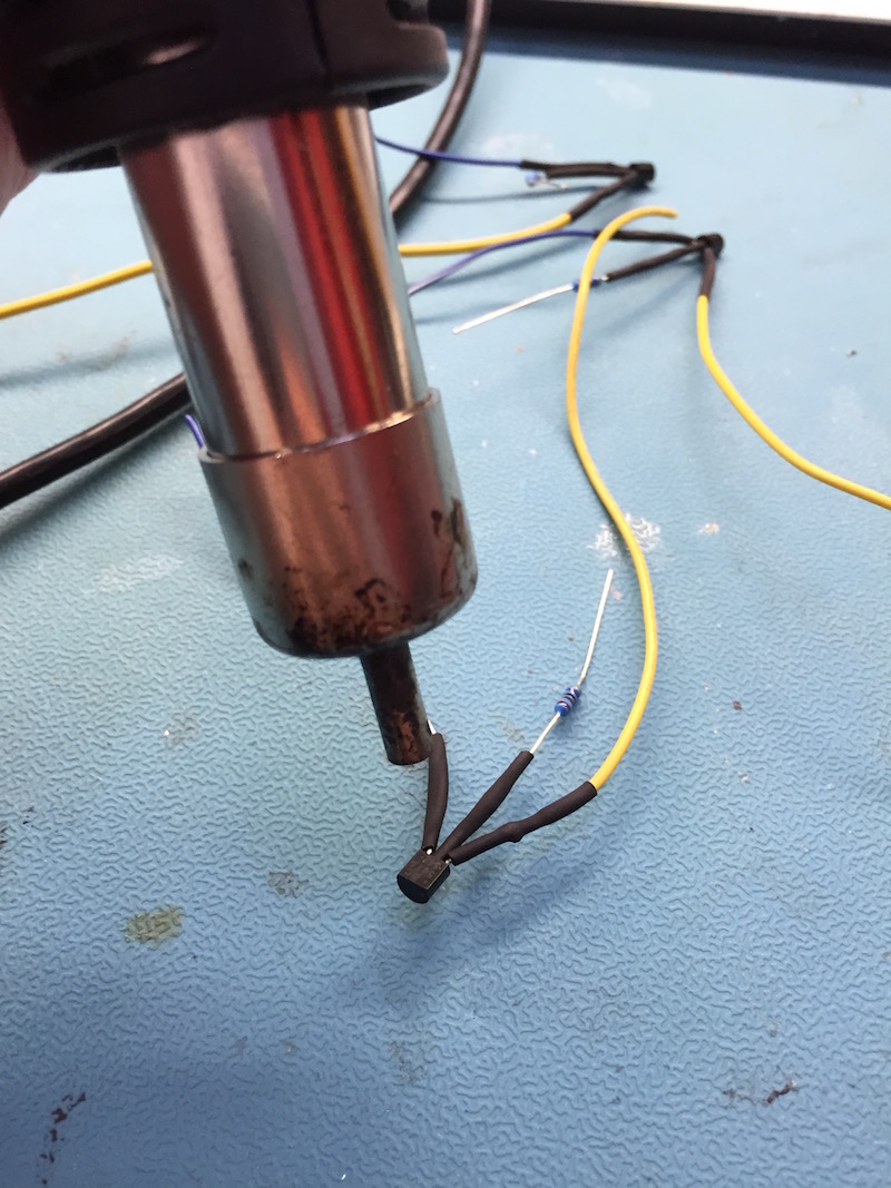 soldering the transistors